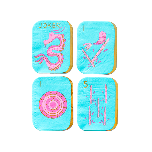 Game Night Mahjong Tile Guest Napkins