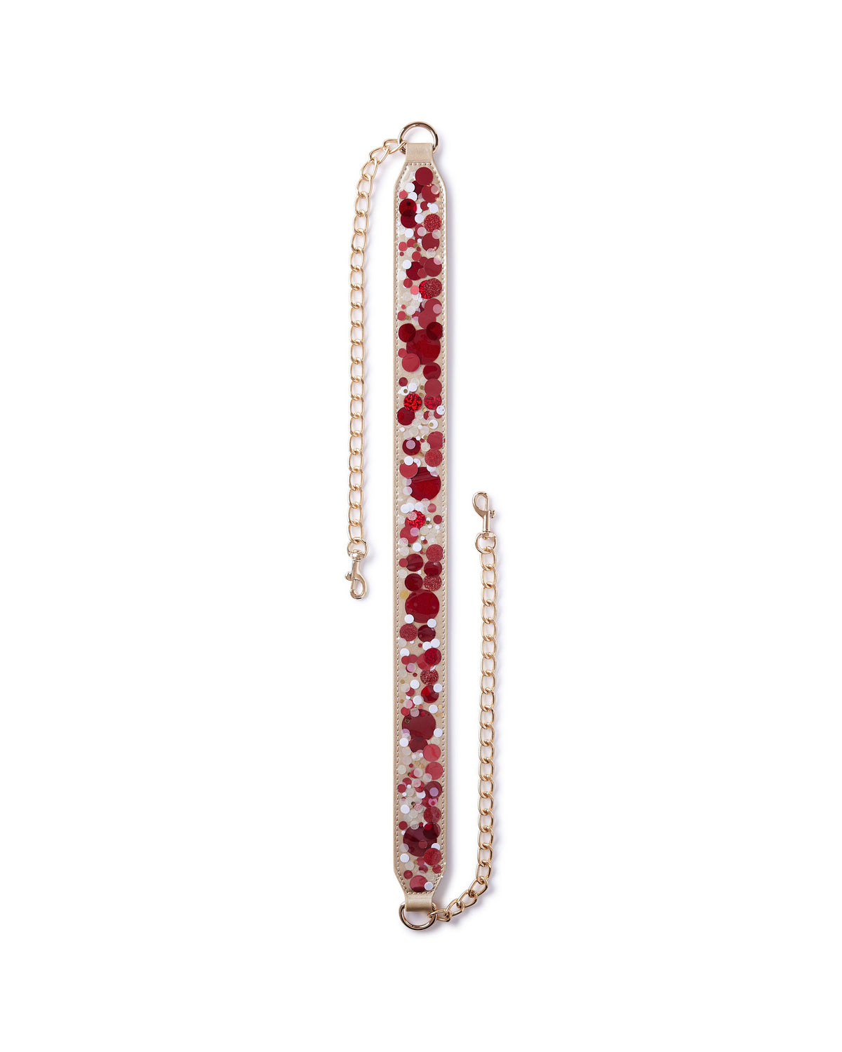RALLY RED ADJUSTABLE CONFETTI BAG STRAP