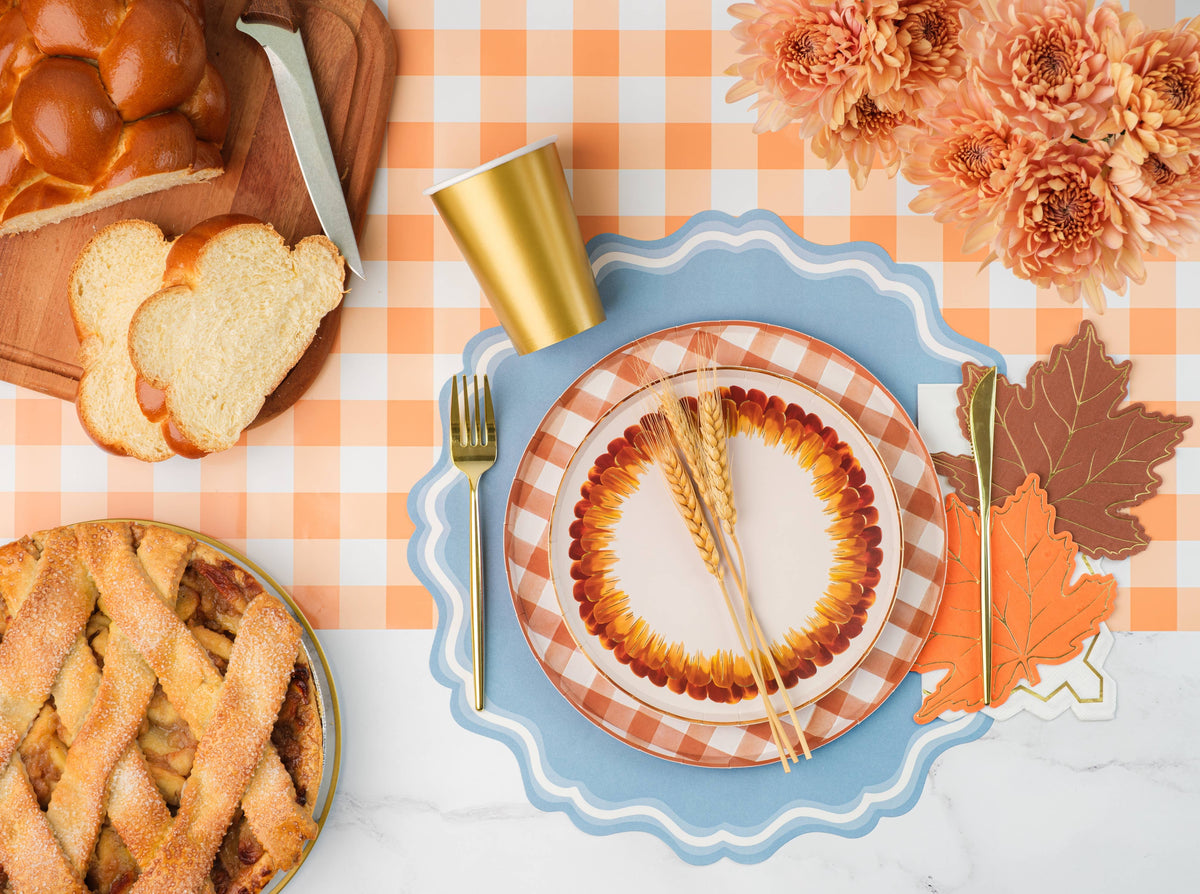 Die Cut Autumn Leaf Shaped Beverage Napkin