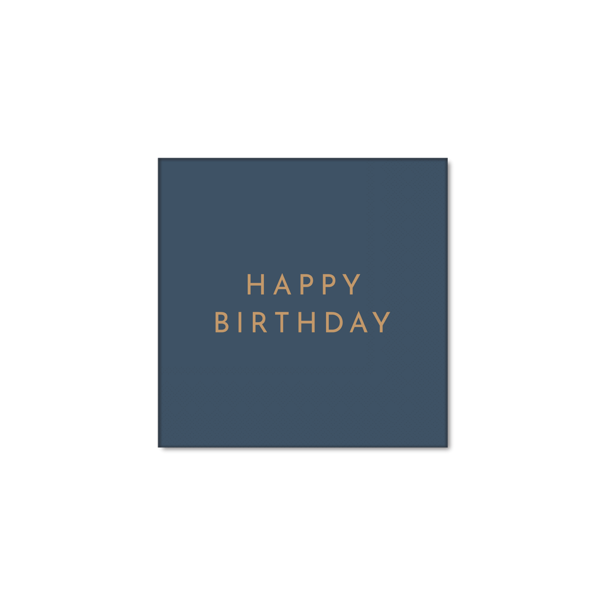MIDNIGHT BLUE SIGNATURE HAPPY BIRTHDAY COCKTAIL NAPKINS
