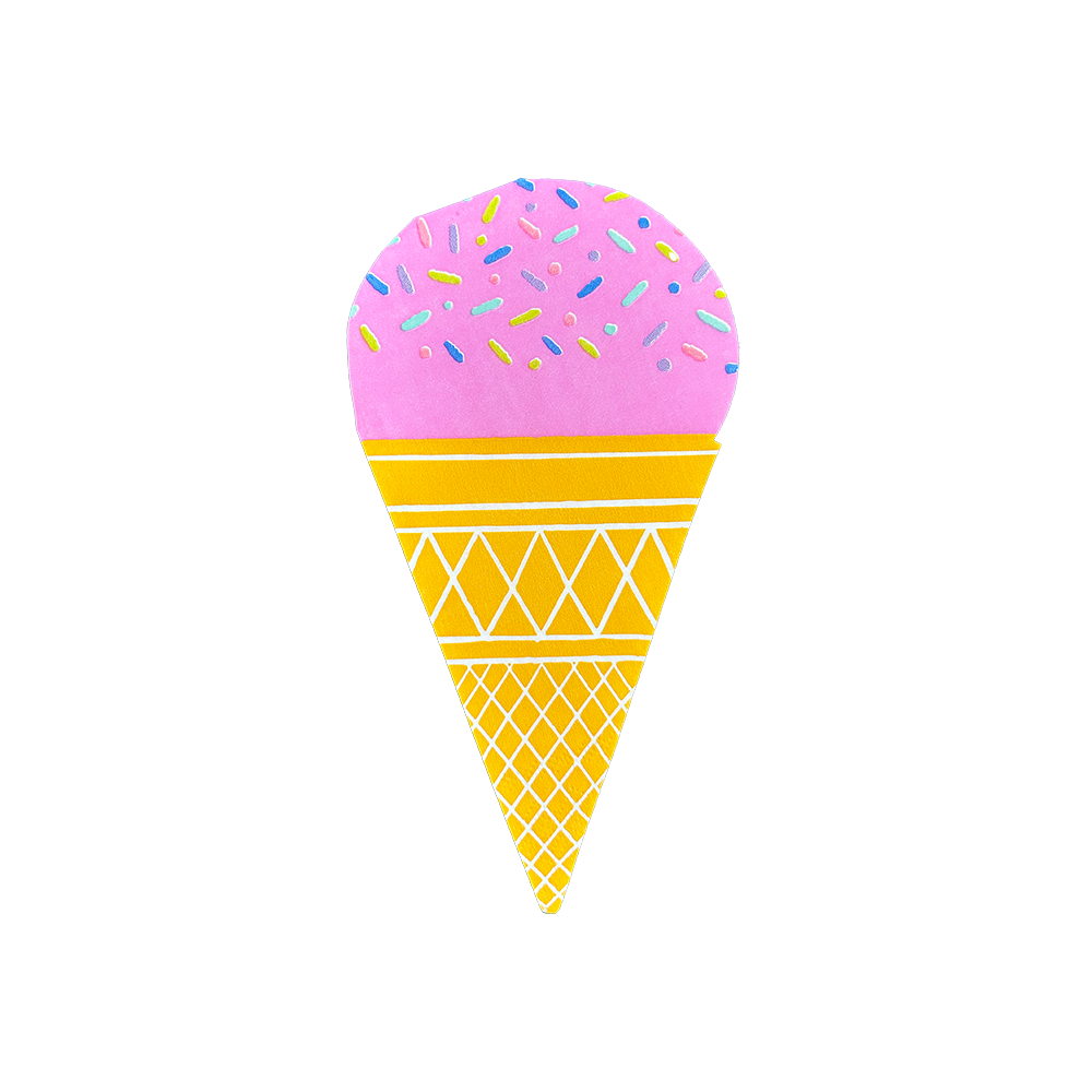 It's A Birthday Ice Cream Guest Napkins