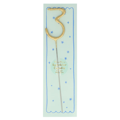 Gold Sparkler Candle