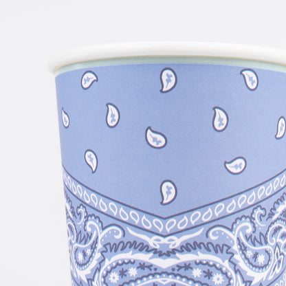 Western Bandana Cups (x 8)