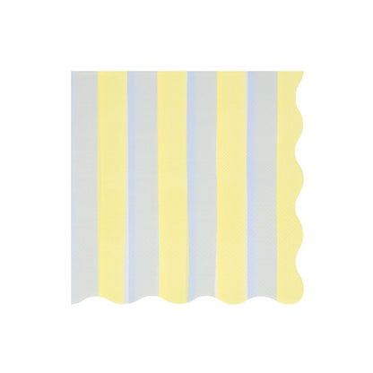 Pastel Stripe Large Napkins (x 16)