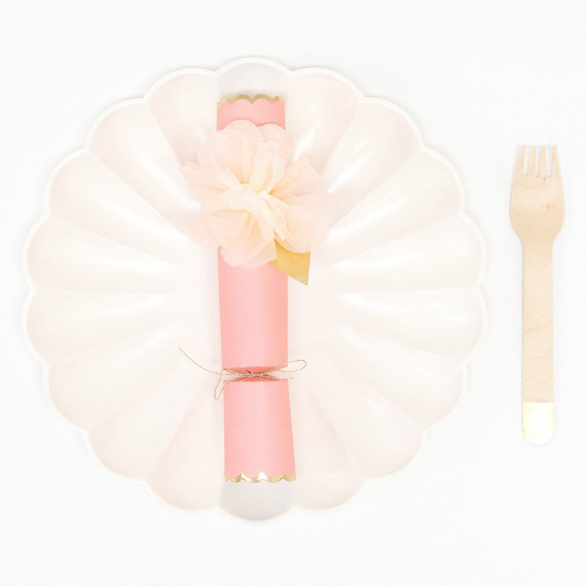 Tissue Floral Crackers (x 6)
