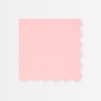 Cotton Candy Pink Large Napkins (x 16)