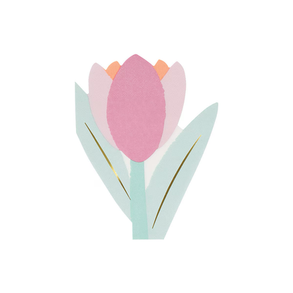 Spring Flower Napkins (x 16)