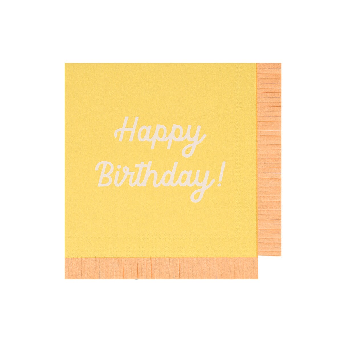 Mixed Happy Birthday Large Napkins (x 16)