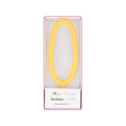 Slim Number Candle