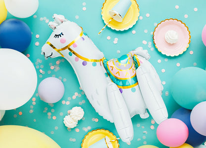 Standing Foil Balloon, Llama