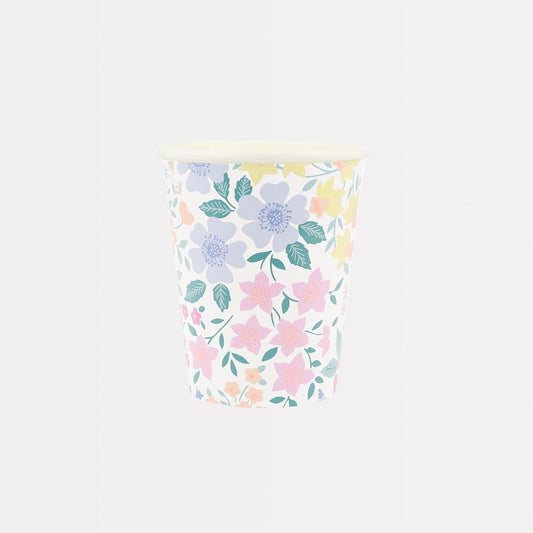 Cottage Garden Cups (x 8)
