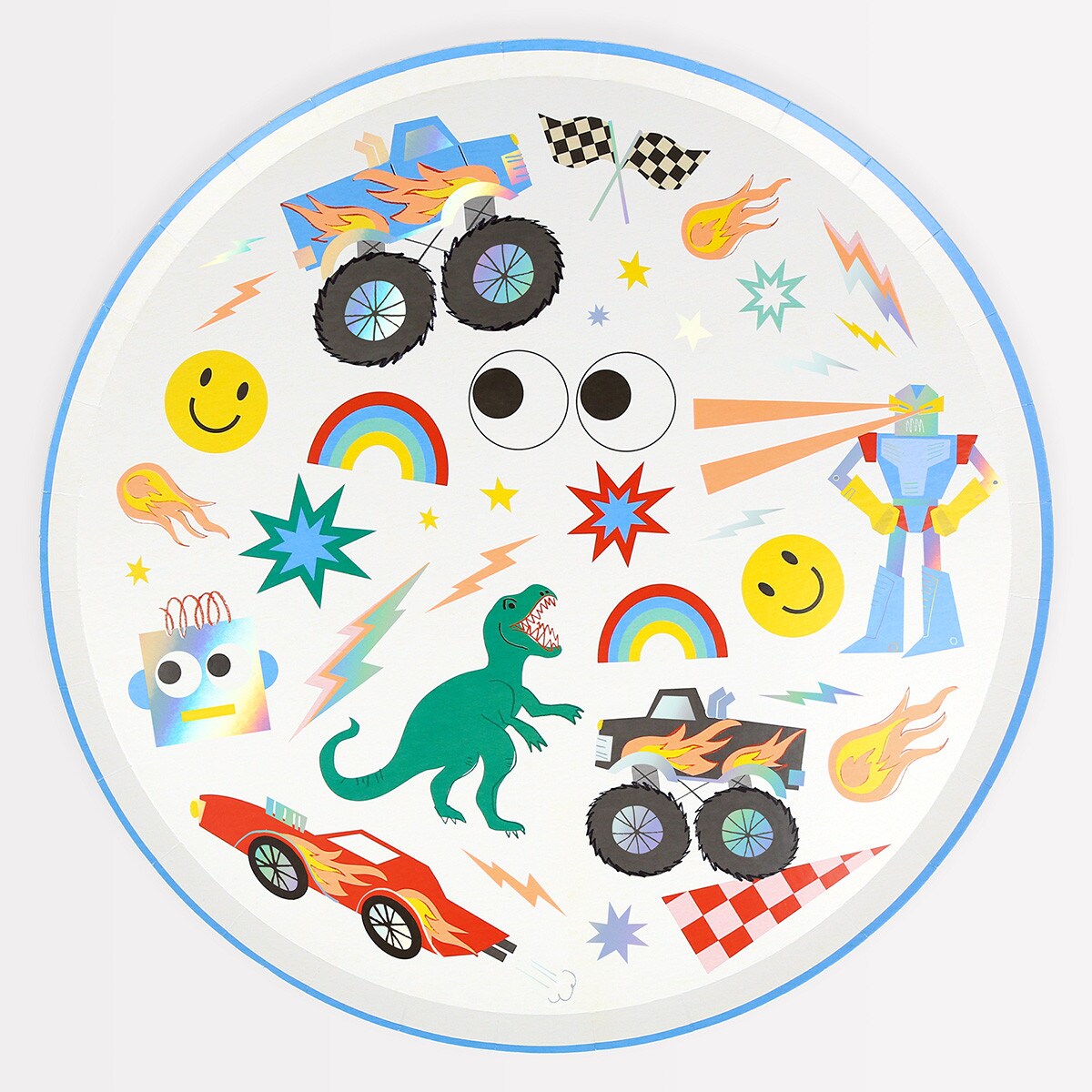 Toybox Icon Dinner Plates (x 8)