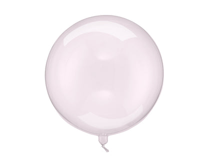 Balloon Sphere, 40cm, transparent pink