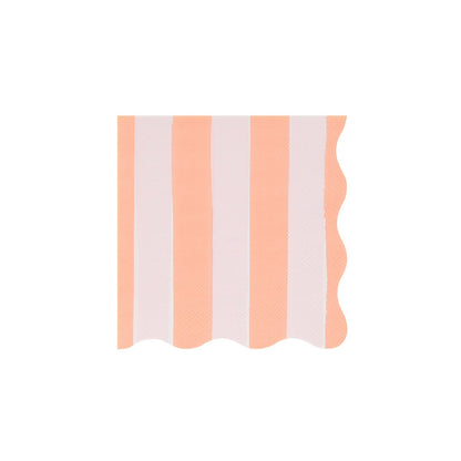 Pastel Stripe Small Napkins (x 16)