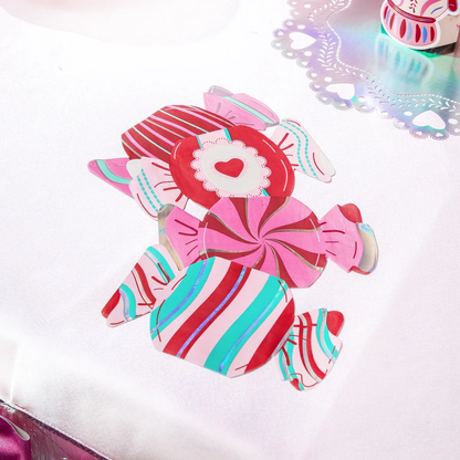 Valentine's Candy Shaped Napkins (20 count)