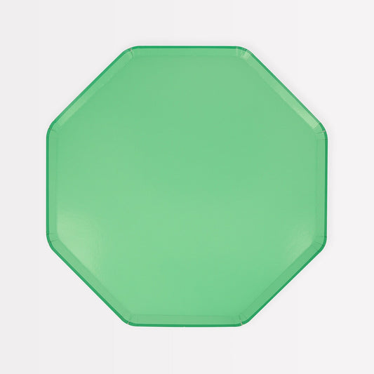 Emerald Green Side Plates (x 8)