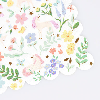 Meadow Unicorns Small Napkins (x 16)