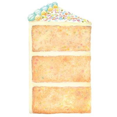 Cake Slice Table Accent- Pack of 12
