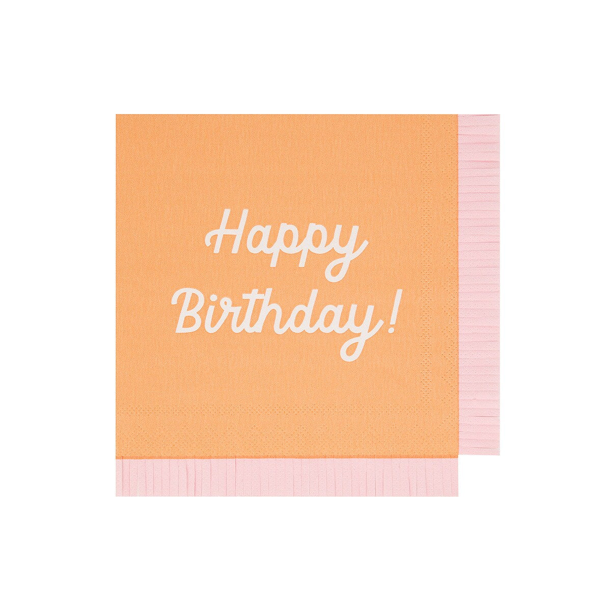 Mixed Happy Birthday Large Napkins (x 16)