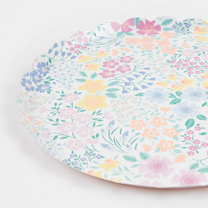 Cottage Garden Dinner Plates (x 8)