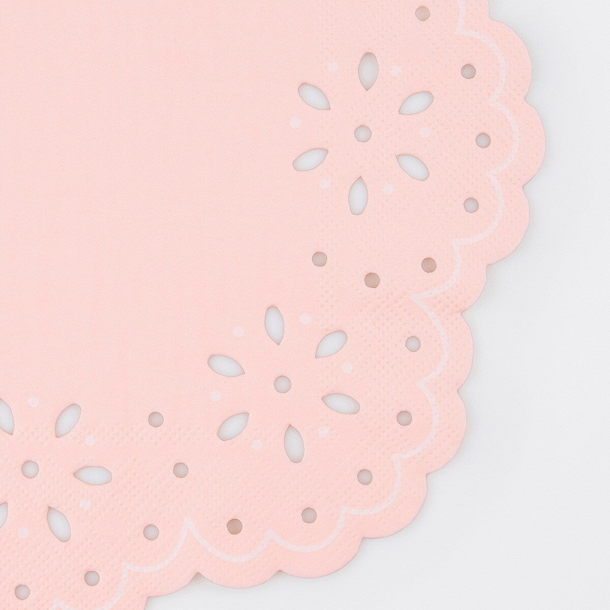 Broderie Anglaise Lace Multi Large Napkins (x 16)