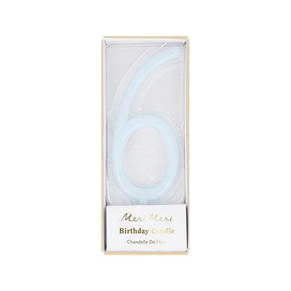 Slim Number Candle