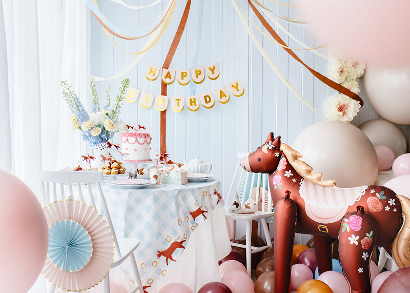 Foil balloon horse, 110 x 126 cm, mix