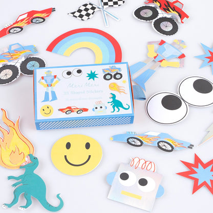 Toybox Icon Shaped Stickers (x 25)