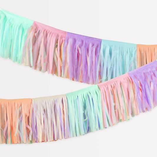 Pastel Fringe Garland