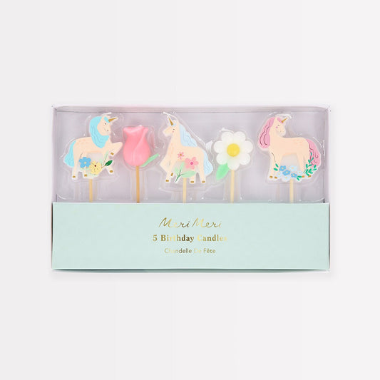 Meadow Unicorns Candles (x 5)