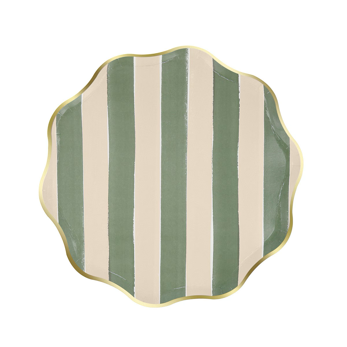 Fall Stripe Side Plates (x 8)