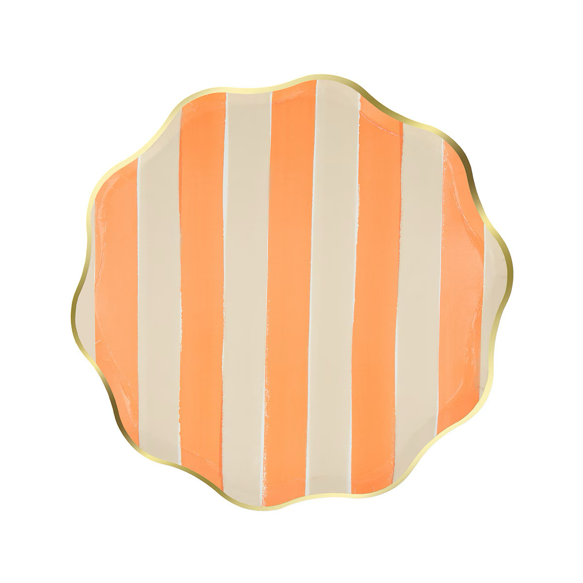 Fall Stripe Side Plates (x 8)