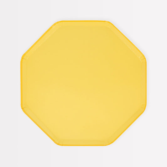 Lemon Sherbet Side Plates (x 8)