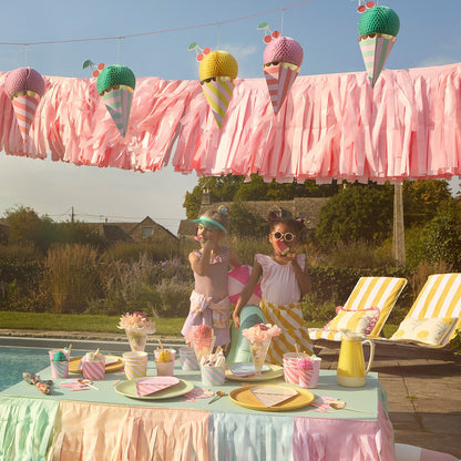 Pastel Fringe Garland