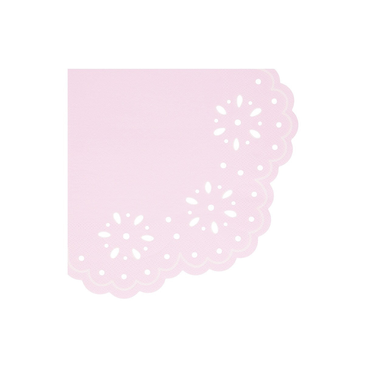 Broderie Anglaise Lace Multi Large Napkins (x 16)