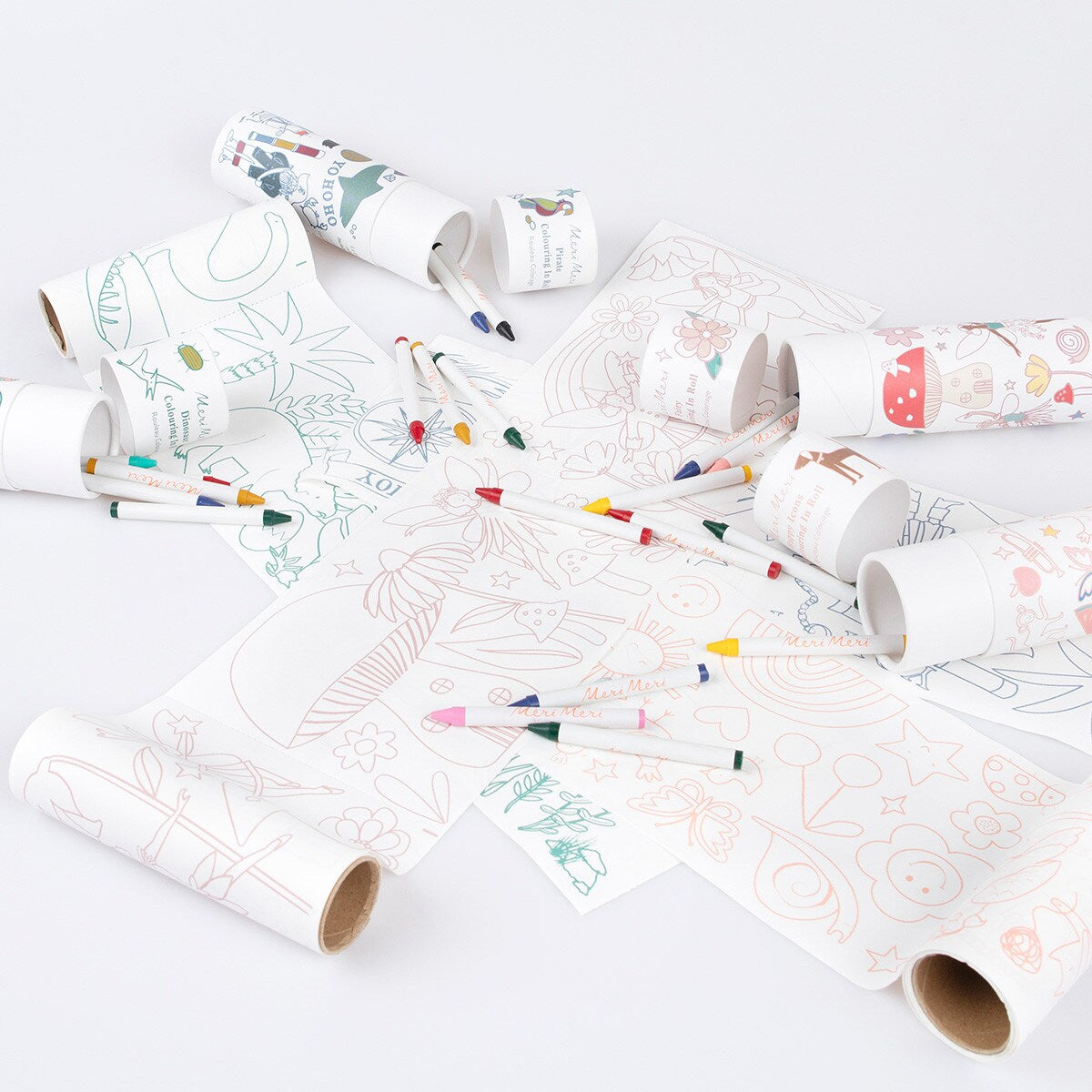 Happy Icons Coloring Roll