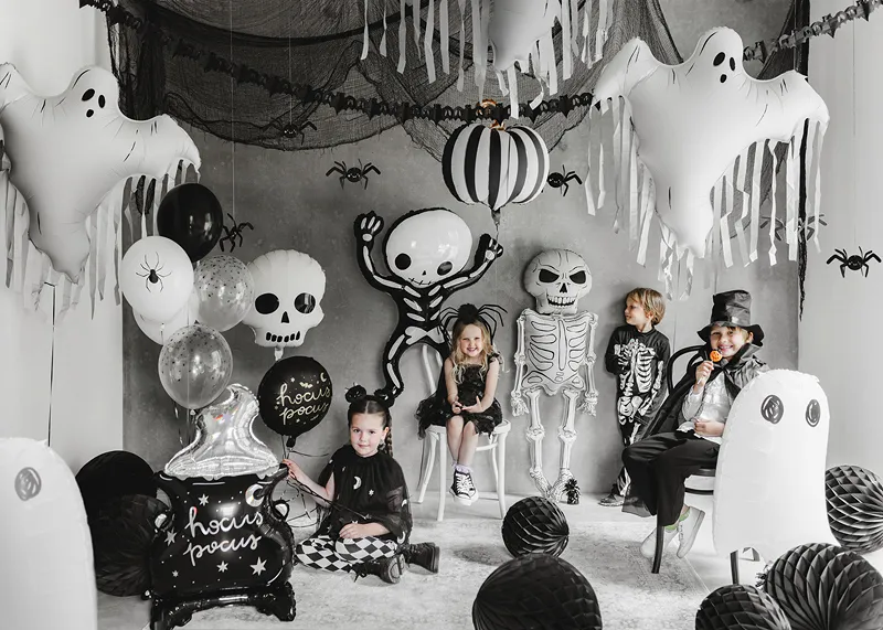 Foil Balloon Skeleton XXL (46X129CM)
