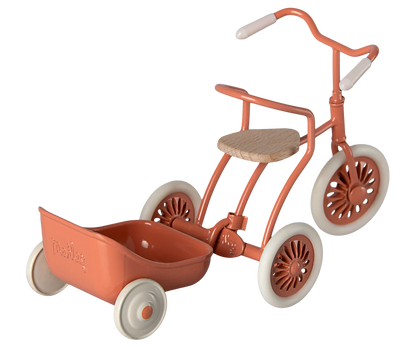 Tricycle hanger, Mouse - Coral