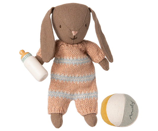 Bunny set, Micro - Brown - Dusty rose