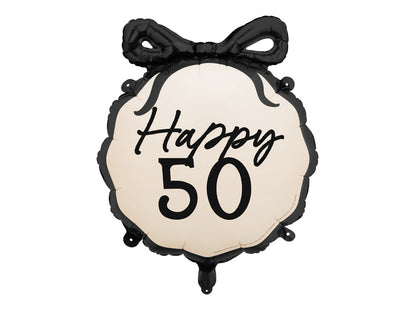 Foil Balloon Happy Milestone, 47.5x45 cm, mix