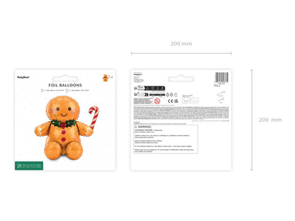 Foil Balloon Gingerbread Man