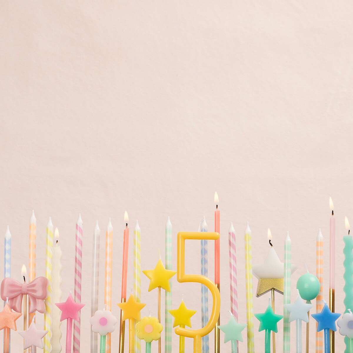 Slim Number Candle