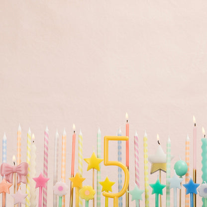 Slim Number Candle