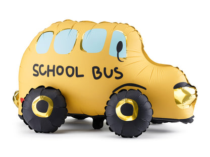 Standing Foil Balloon Bus, 36x66 cm