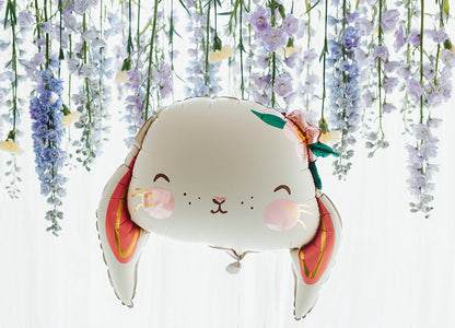 Foil balloons Rabbit, 65x55 cm, mix
