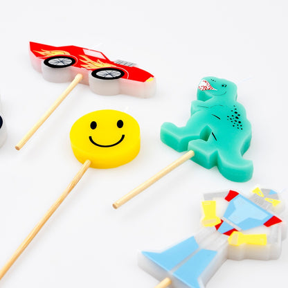 Toybox Icon Candles (x 5)
