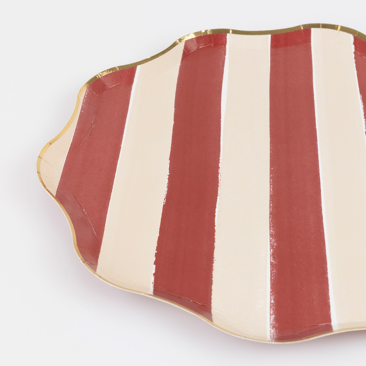 Fall Stripe Side Plates (x 8)