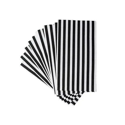 Black and White Striped Guest Napkins - 16 Pk.