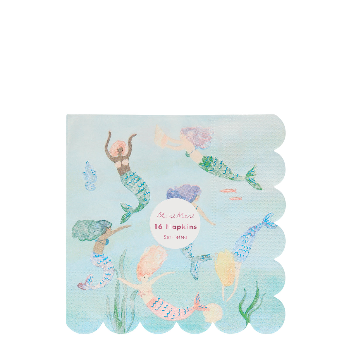 Mermaids Swimming Napkins