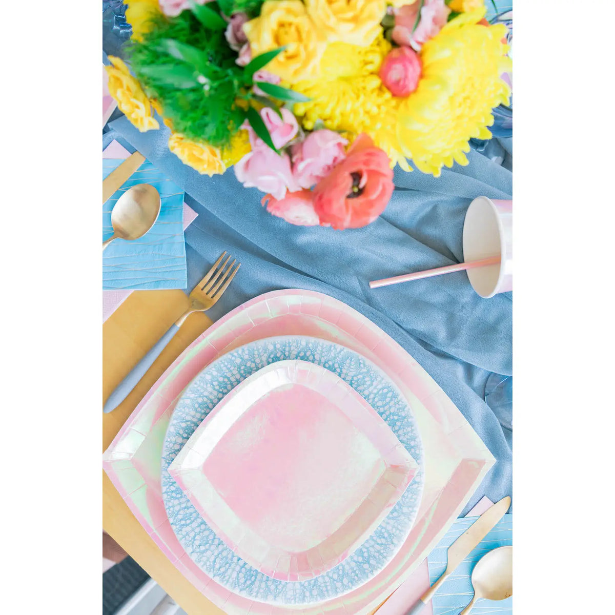 Posh Just Peachy Plates - 3 Size Options - 8 Pk.